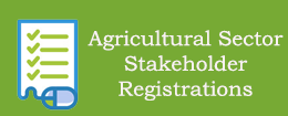 Agriculture Sector Stakeholders Registration