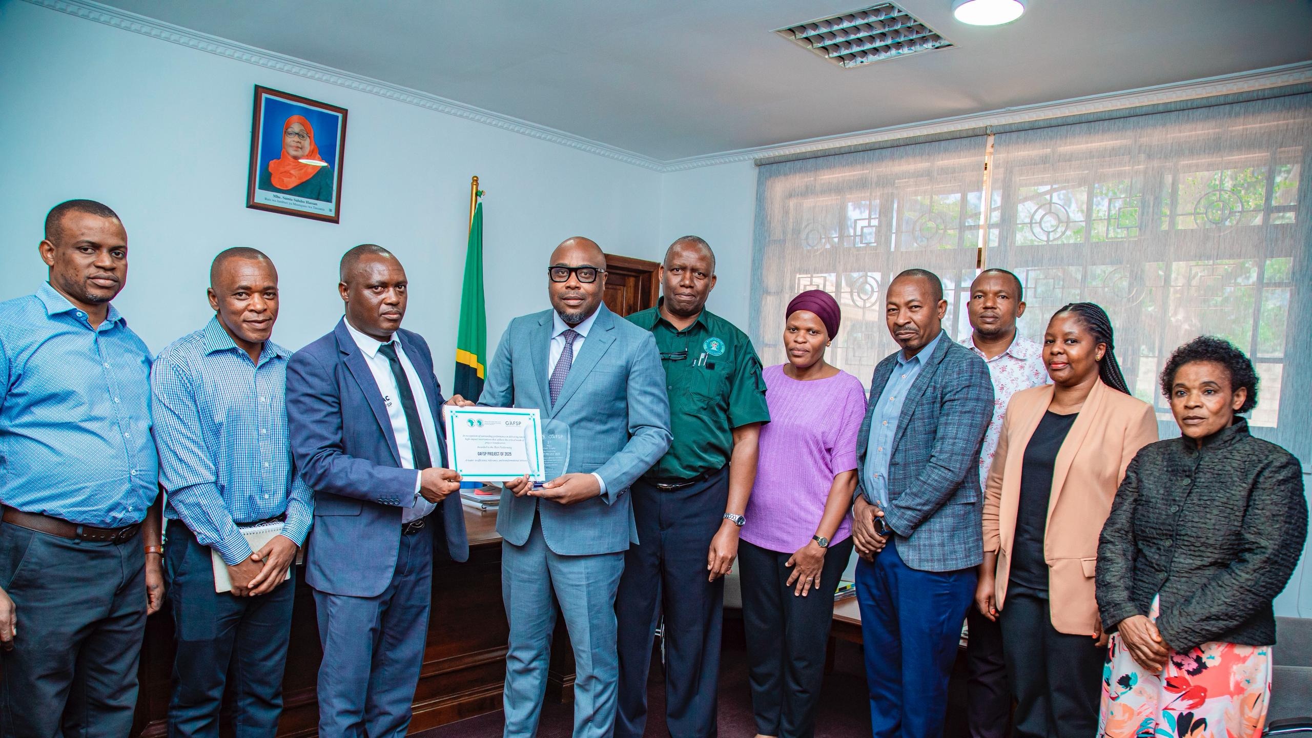 TANZANIA MSHINDI WA KWANZA UTEKELEZAJI WENYE UFANISI, MIRADI INAYOFADHILIWA NA GAFSP